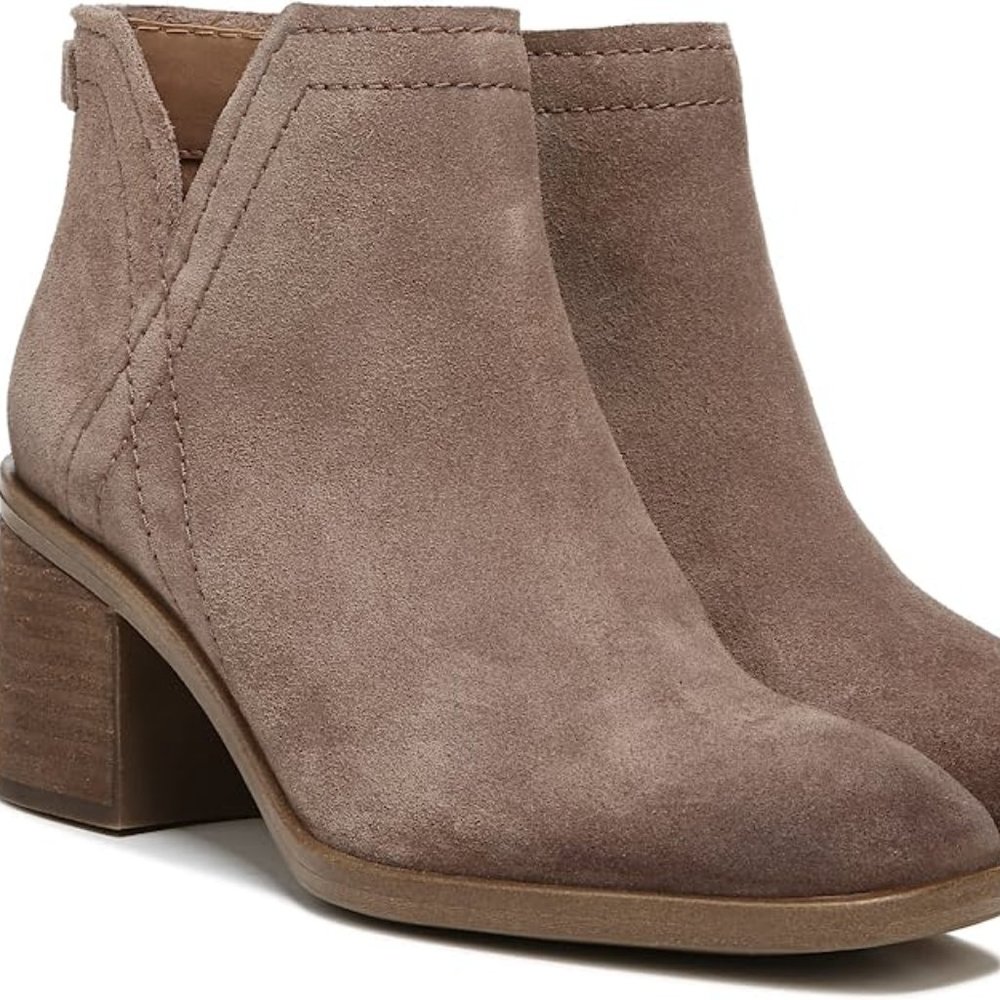 Zodiac Women's Larsen Block Heel Bootie. Color:  Mushroom